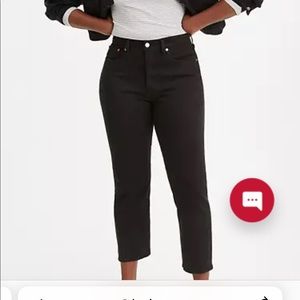 Levi’s wedgie straight button fly jeans